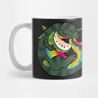 Pan Watermelon Komodo Dragon Mug